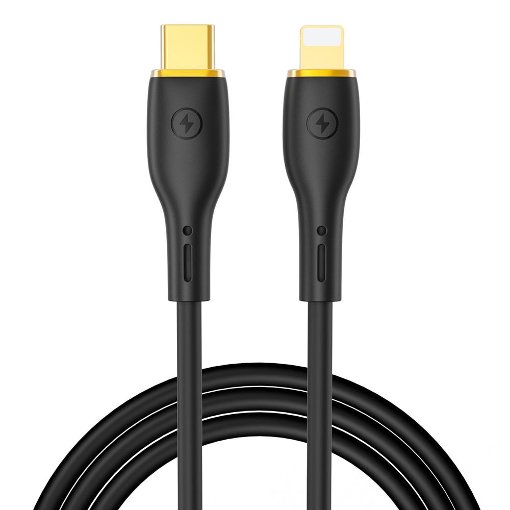 WIWU USB-kabel 30W USB-C til Lightning 1,2 m - svart