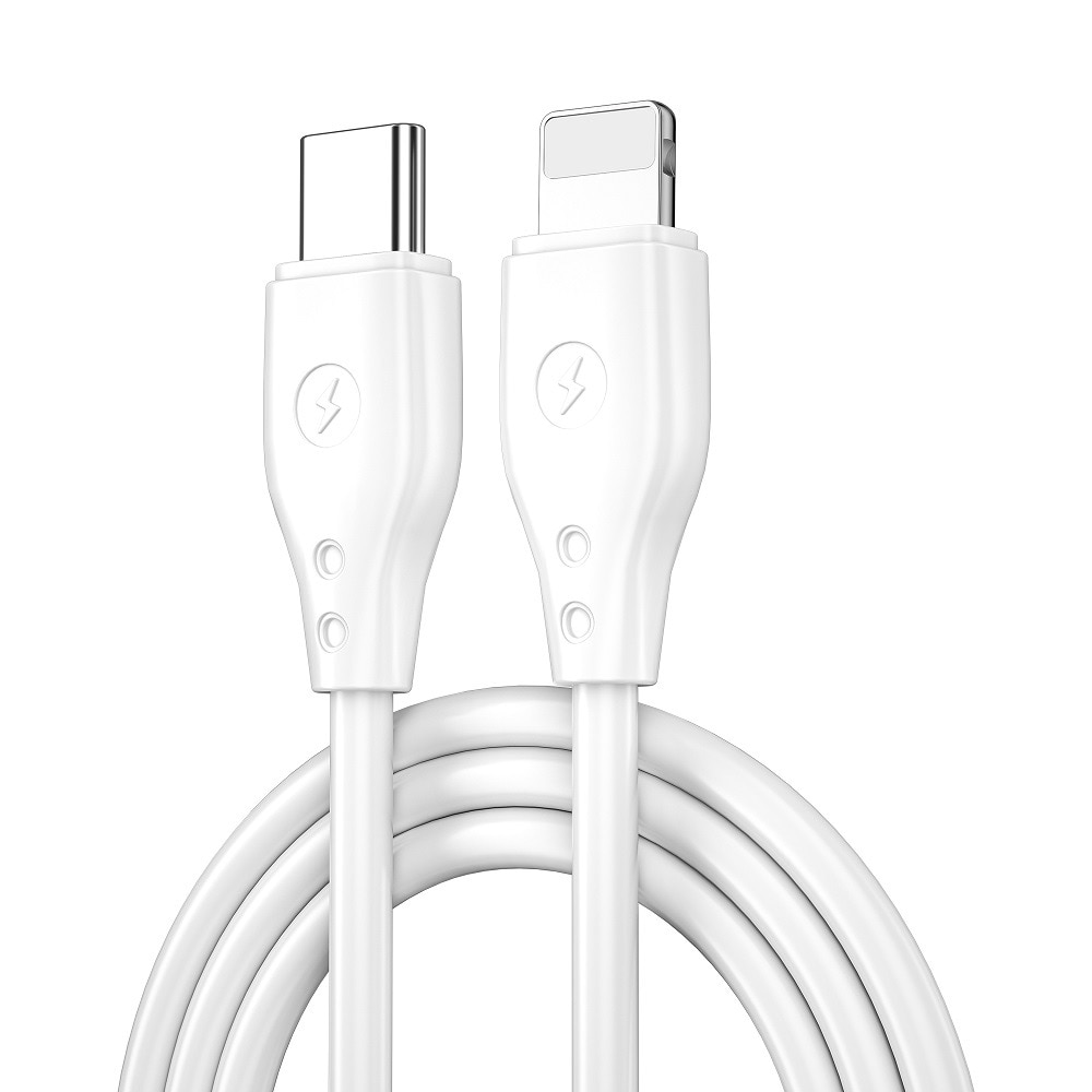 WIWU USB-kabel 30W USB-C til Lightning - hvit