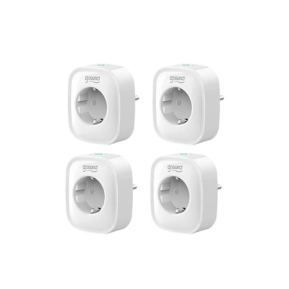 Gosund Wifi Smart Plug 16A Tuya-kompatibel 4-pakning