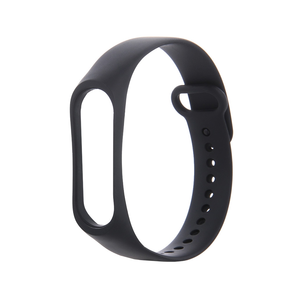 Silikonarmbånd for Xiaomi Mi Band 8 - Svart