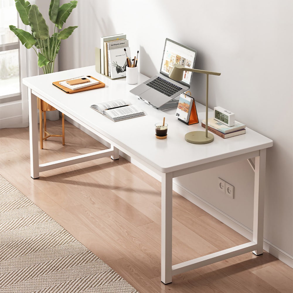Skrivebord med MDF-bordplate 80 cm - Hvit
