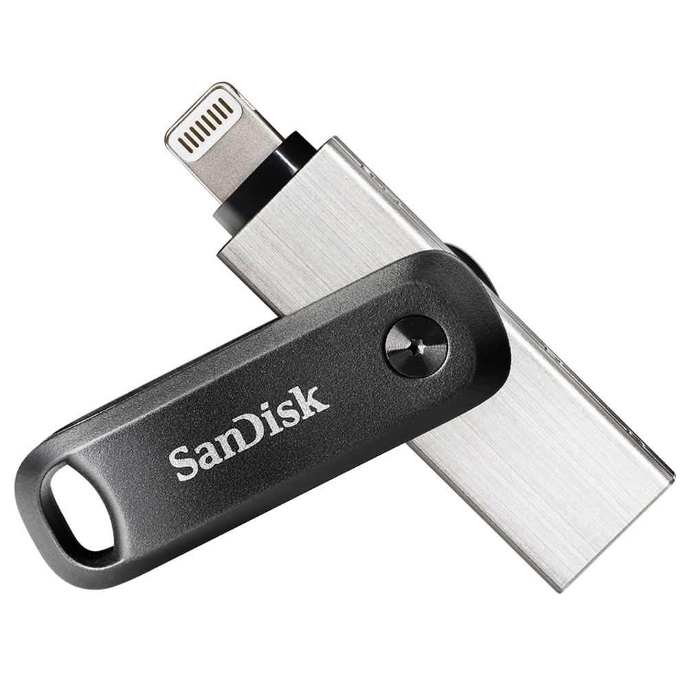 Sandisk USB iXpand 128 GB minnepinne for iPhone/iPad med svingbart design
