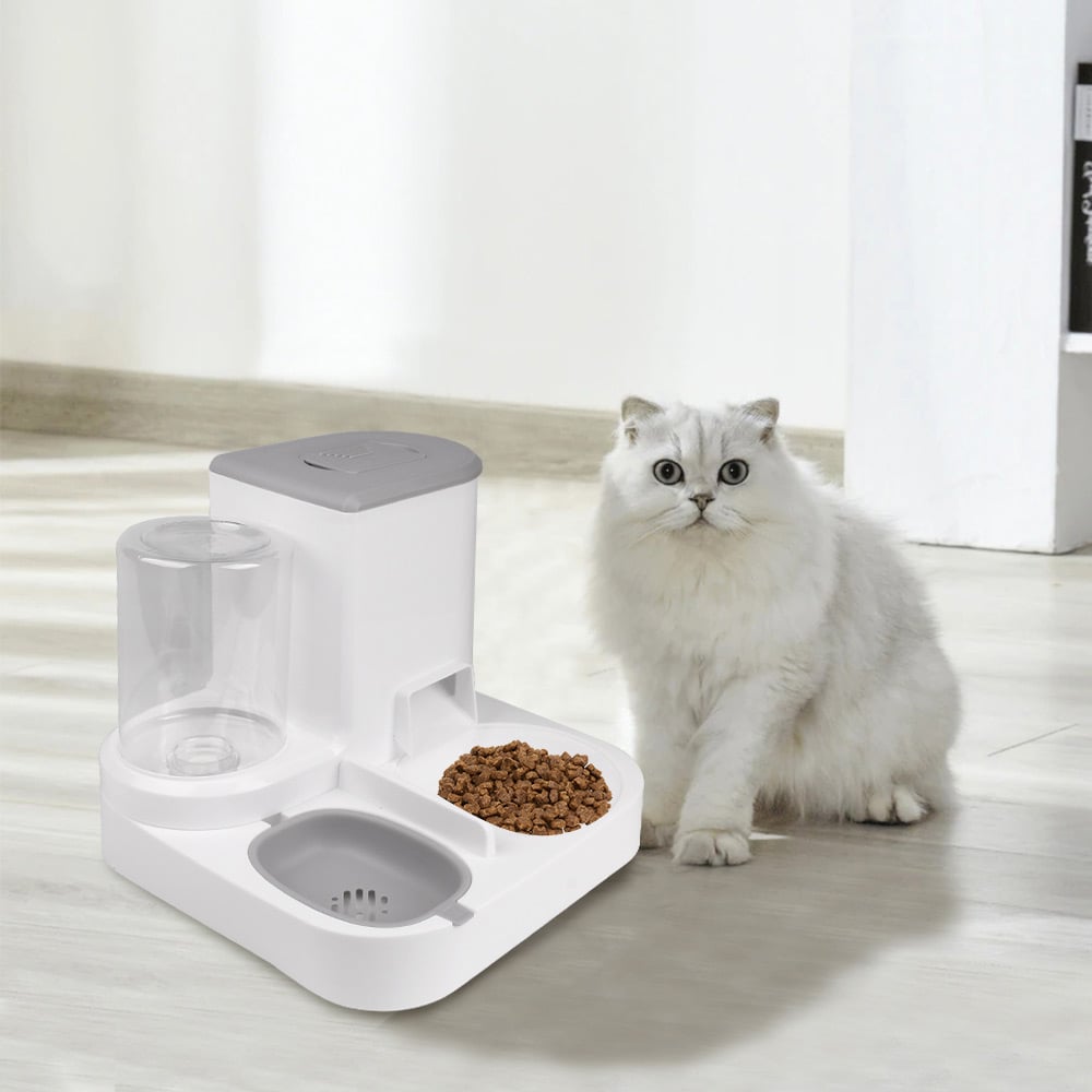 Automatisk mat- og vannskål for katter og hunder