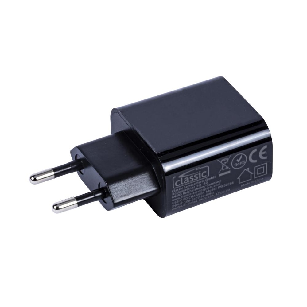 USB-lader med 1x USB-C PD 20W for hurtiglading, PSE50298