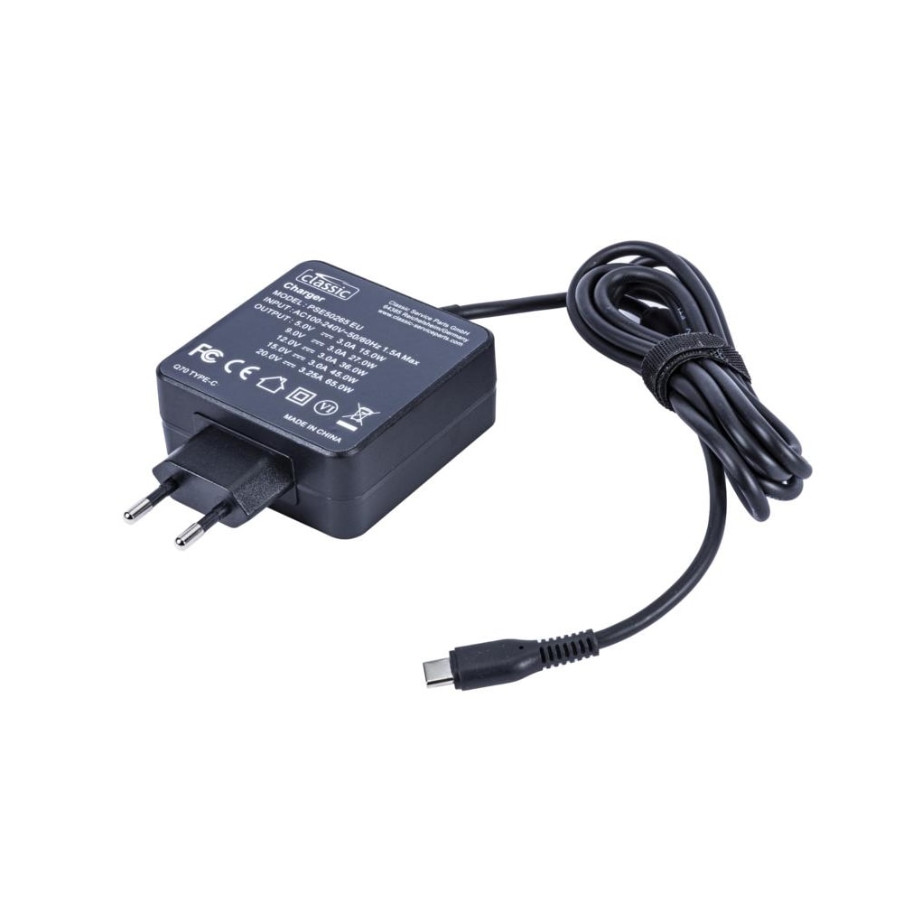 USB-C-lader PD 65W for rask og kraftig lading, PSE50265