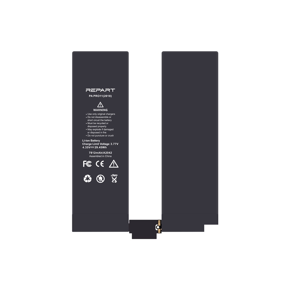 Batteri til Apple iPad Pro 11" 1. generasjon med 7821 mAh og smartbrikke