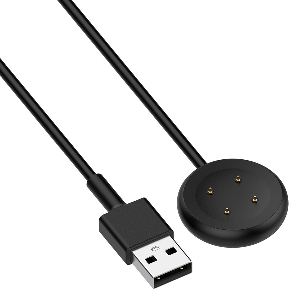 Ladekabel med USB-A og magnetisk kontakt for Fitbit Ace LTE og Google Pixel Watch