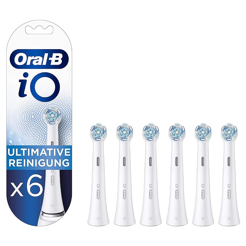 Oral-B iO Ultimate Clean roterende børstehoder - 6-pakning