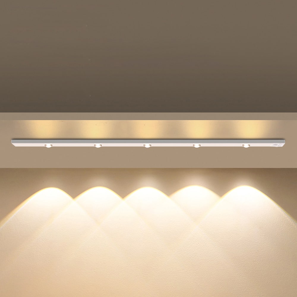 LED-stripe 60 cm med justerbar lysstyrke - hvit