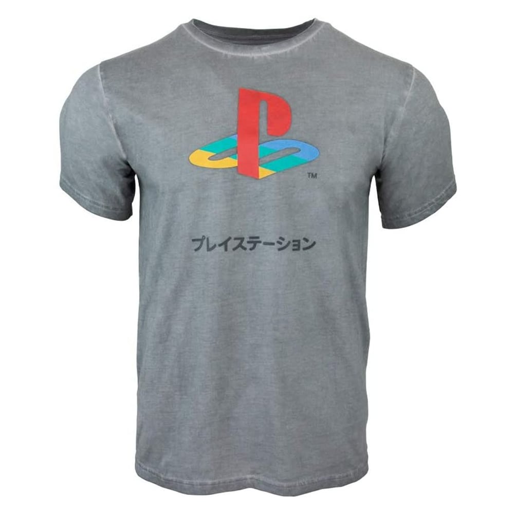 PlayStation T-skjorte Small - Grå