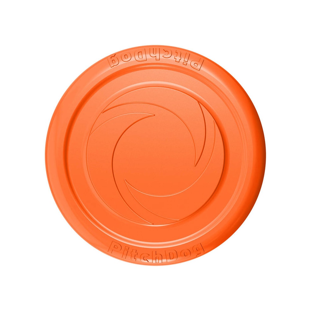 Frisbee for hunder 24 cm i mykt og slitesterkt materiale - Oransje