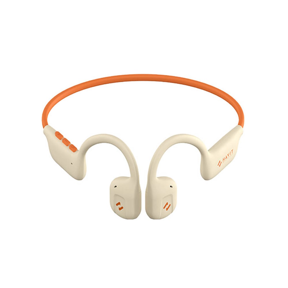 Havit Freego1 Air Bluetooth-hodesett - Beige/Orange