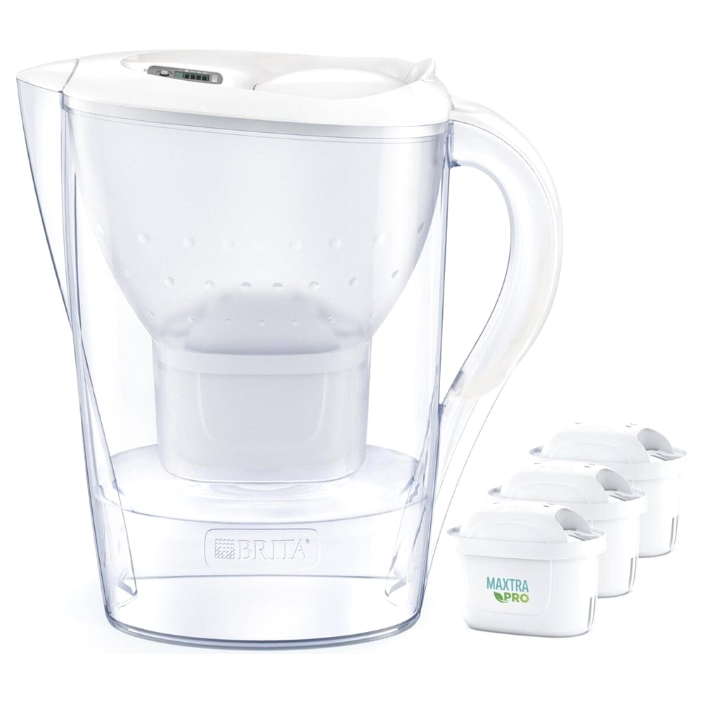 Brita Marella Filterkanne 2,4 liter med 3 Maxtra Pro-filtre