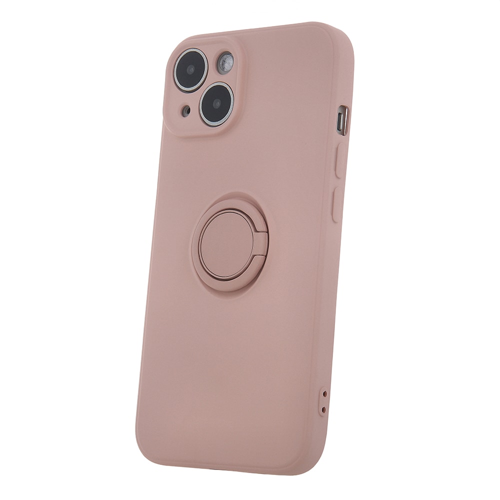 Etui med ringholder for iPhone 16 Pro - Rosa