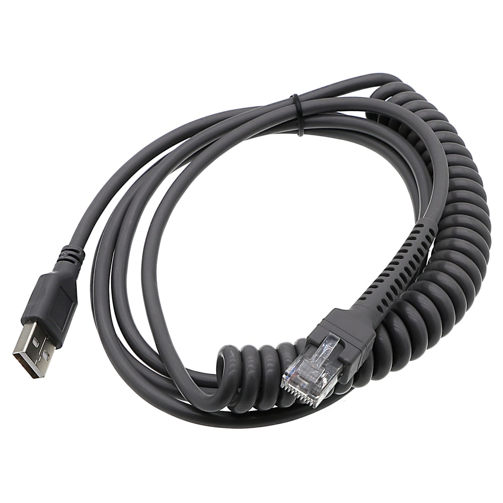 USB-kabel Spiral USB til RJ45 til Honeywell / Zebra / Symbol 3 m