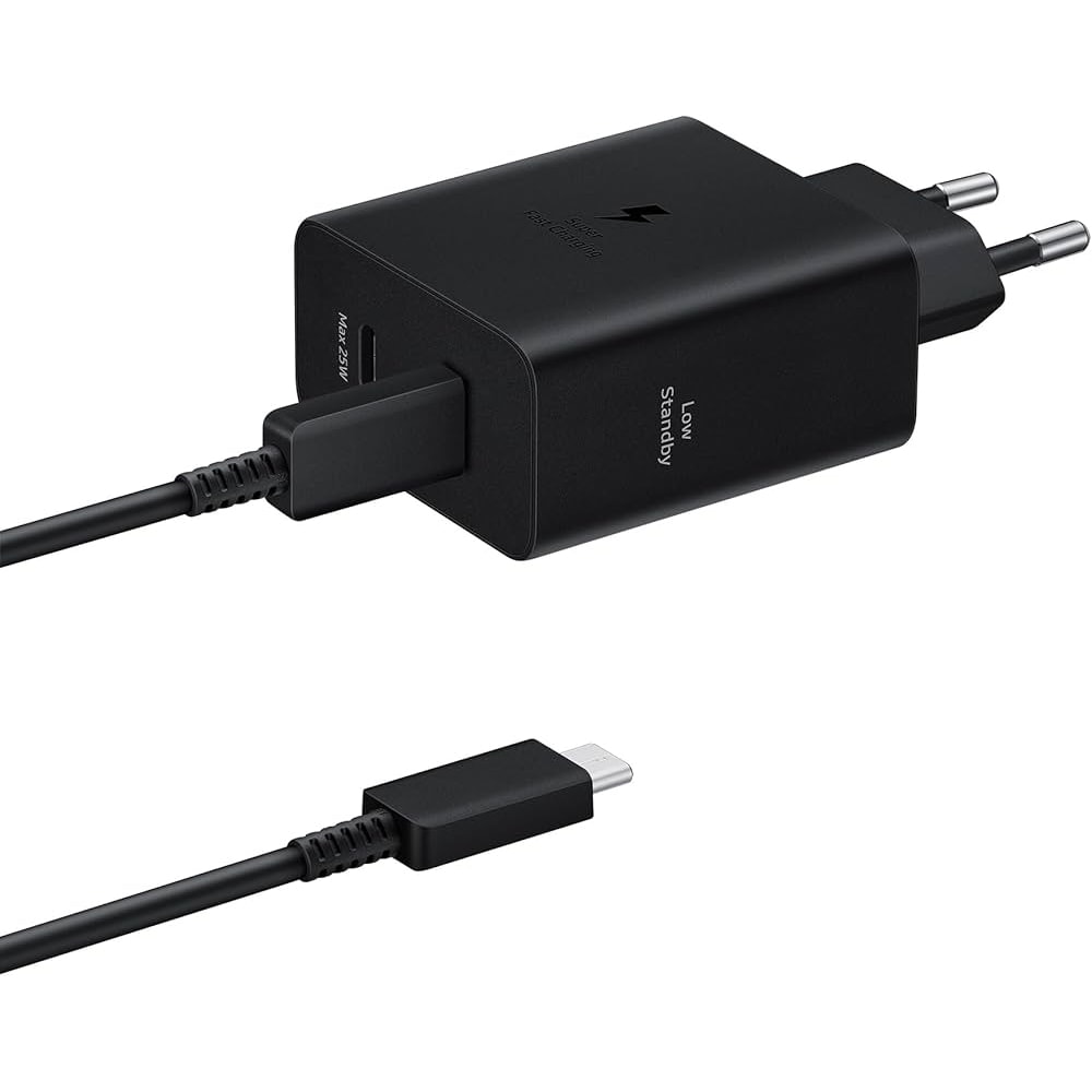 Samsung Vegglader 50W med USB-C-kabel - Svart