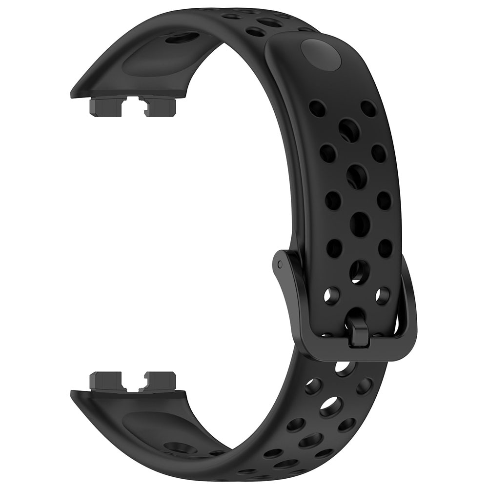 Silikonarmbånd for Huawei Band 8 / 9 NFC - Svart