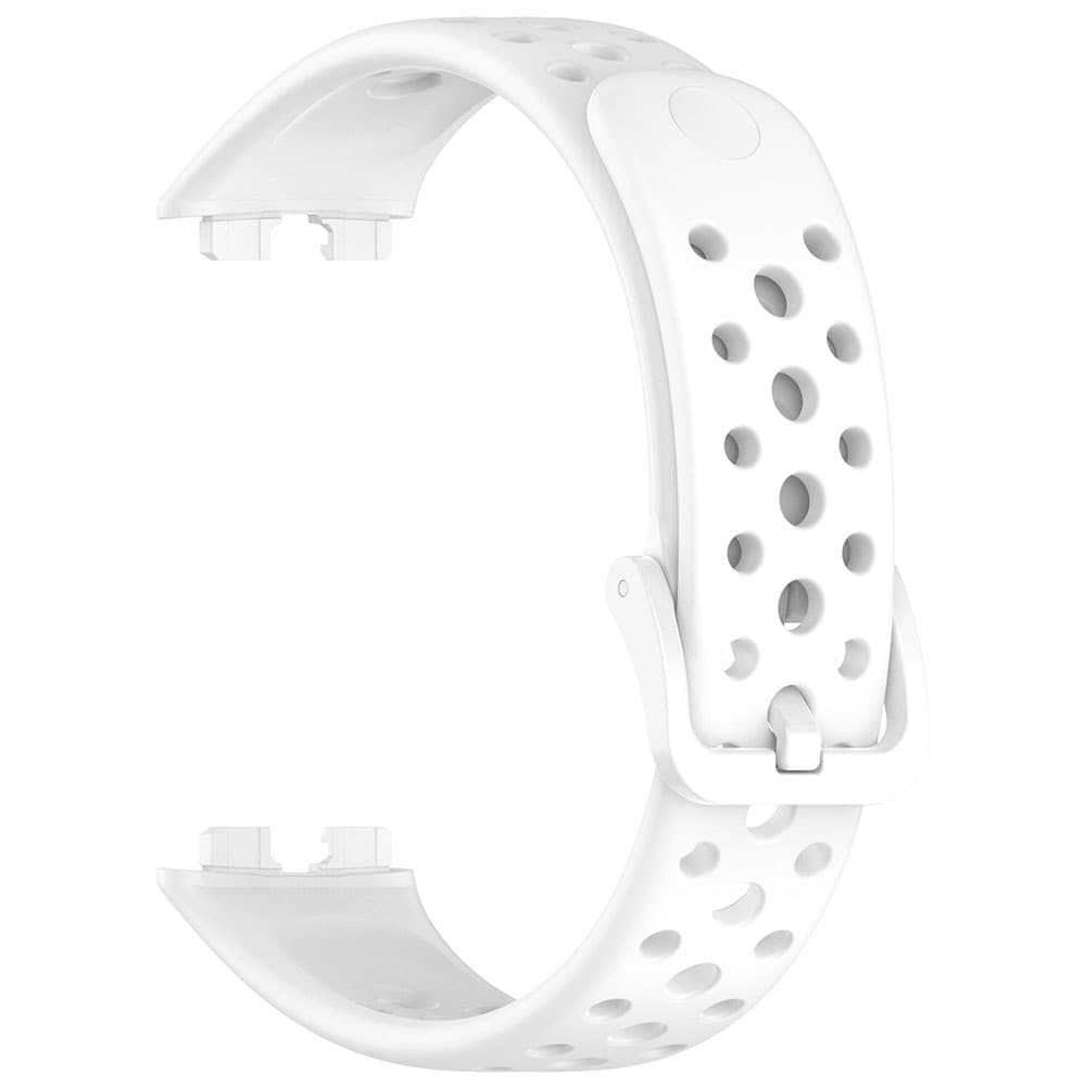 Silikonarmbånd for Huawei Band 8 / 9 NFC - Hvit