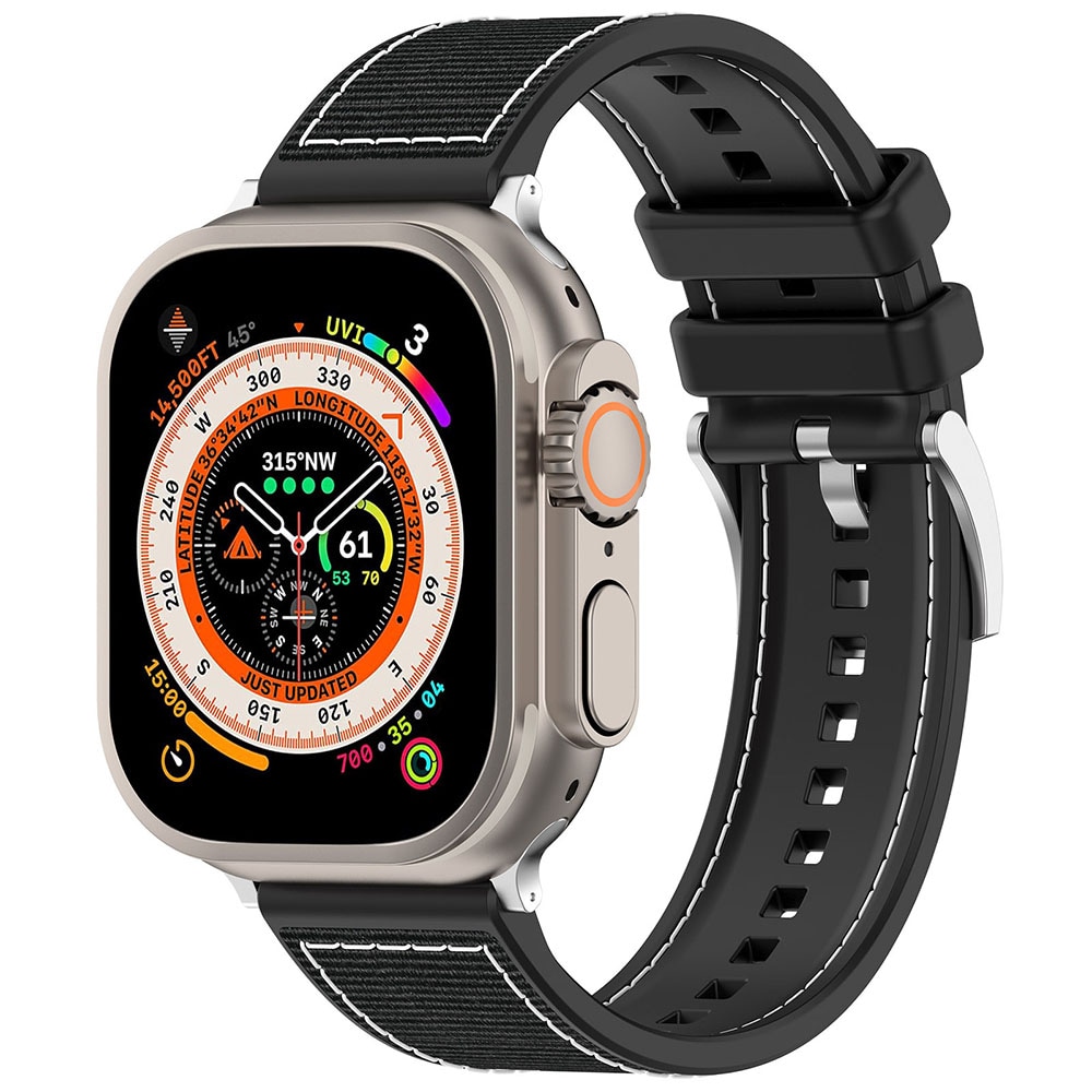 Armbånd til Apple Watch Series 9 38/40/41 mm - Svart