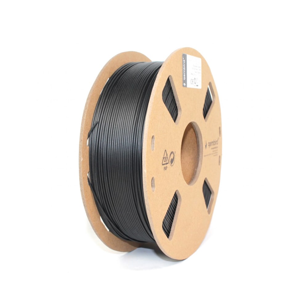 PLS Filament for 3D-skrivere 1,75 mm 1 kg - Svart