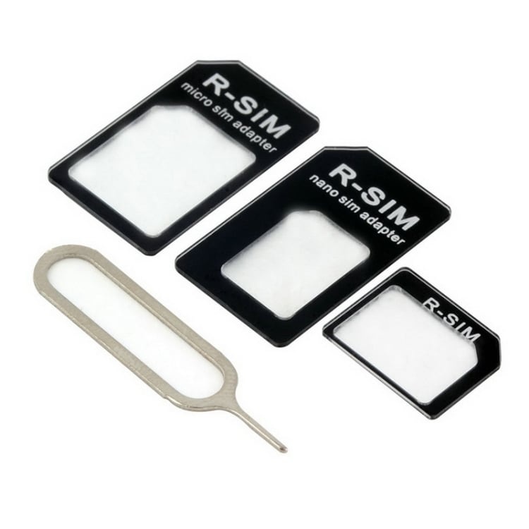 SIM-kortadapter for micro/mini/nano-SIM