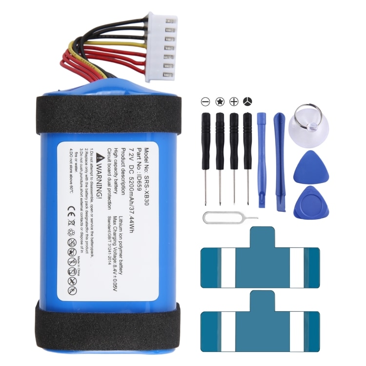 Batteri ID770 ID659 for Sony SRS-XB40 / SRS-XB41 / SRS-XB3 / SRS-XB30