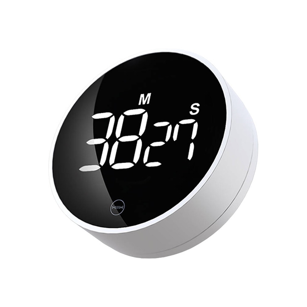 Digital timer med LED-display og magnetisk bakside