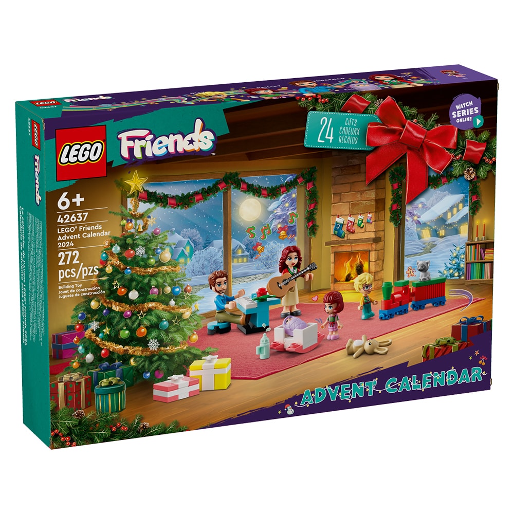 LEGO Friends 2024 adventskalender med 24 festlige overraskelser