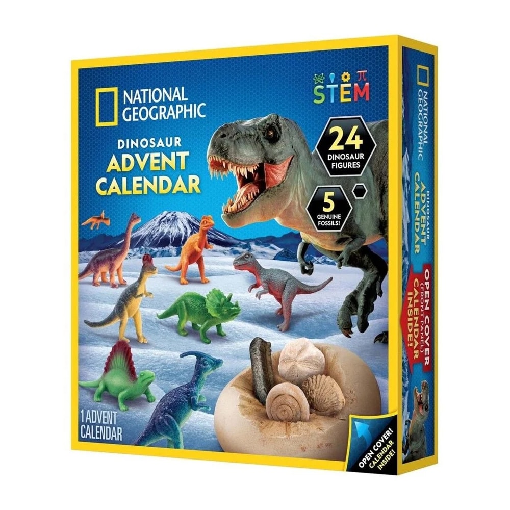 Adventskalender National Geographic - Dinosaur med 24 dinosaurfigurer