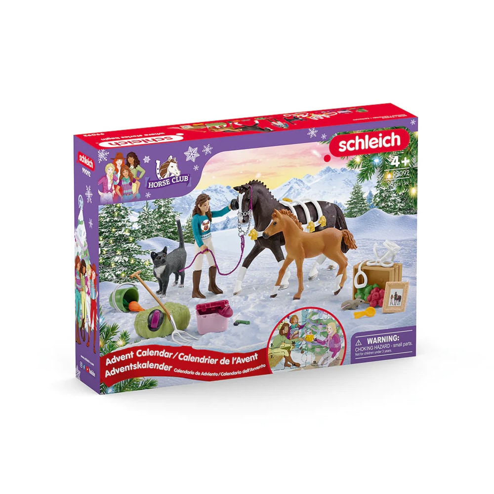 Adventskalender Schleich Horse Club 2024 med 24 hesteoverraskelser