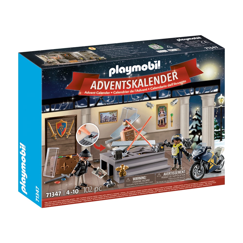 Playmobil Adventskalender - Politimuseumstyveri med 24 spennende byggbare deler