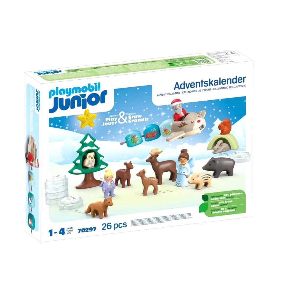 Adventskalender Playmobil Junior - Snøhvit jul med 24 sjarmerende overraskelser