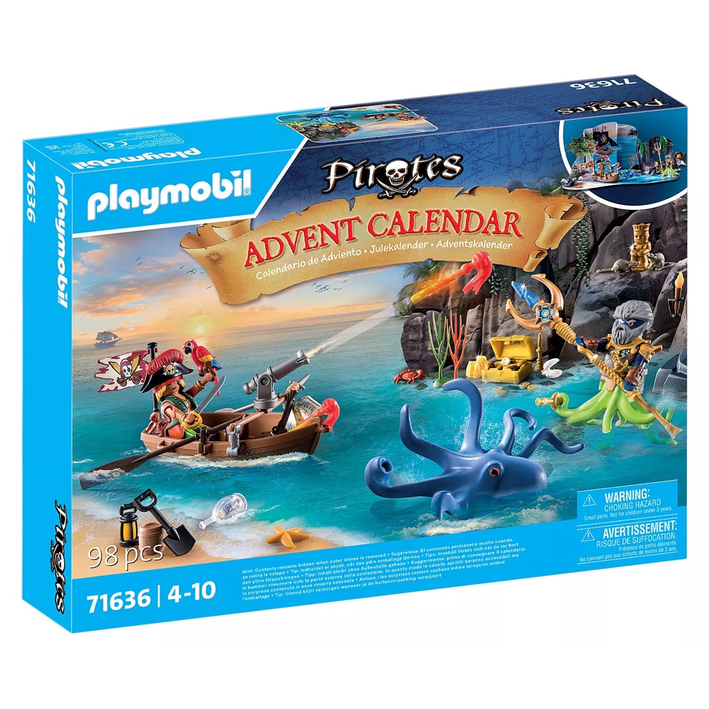 Adventskalender Playmobil - Pirates med 24 sjørøverfylte overraskelser