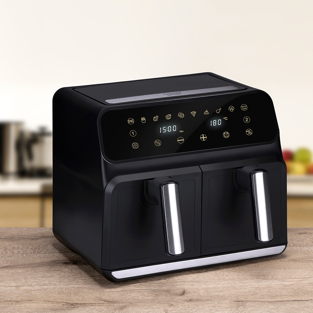 Alpina Airfryer 8L med dobbeltrom 1700W