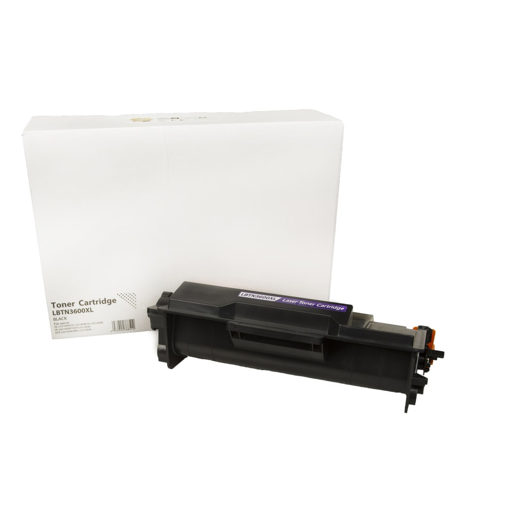 Lasertoner Brother TN3600XL uten chip for DCP-L5510DW / HL-L6415DW - Svart