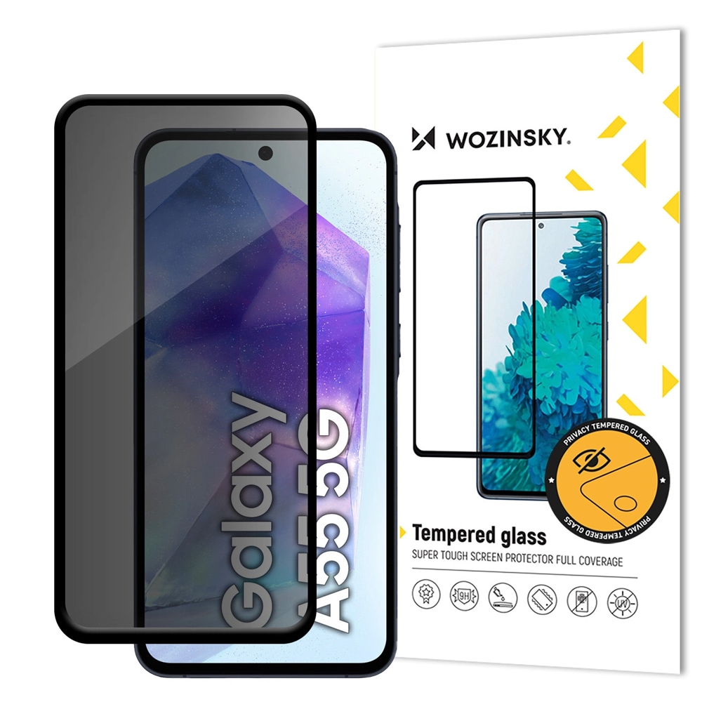 Wozinsky skjermbeskytter for personvern for Samsung Galaxy A55