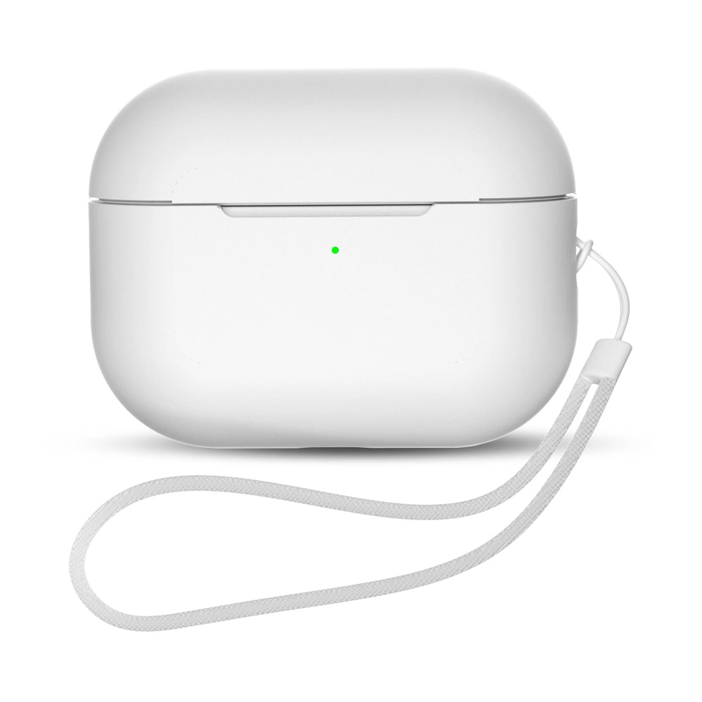 Silikonetui for AirPods Pro 2 / AirPods Pro 1 - Hvit