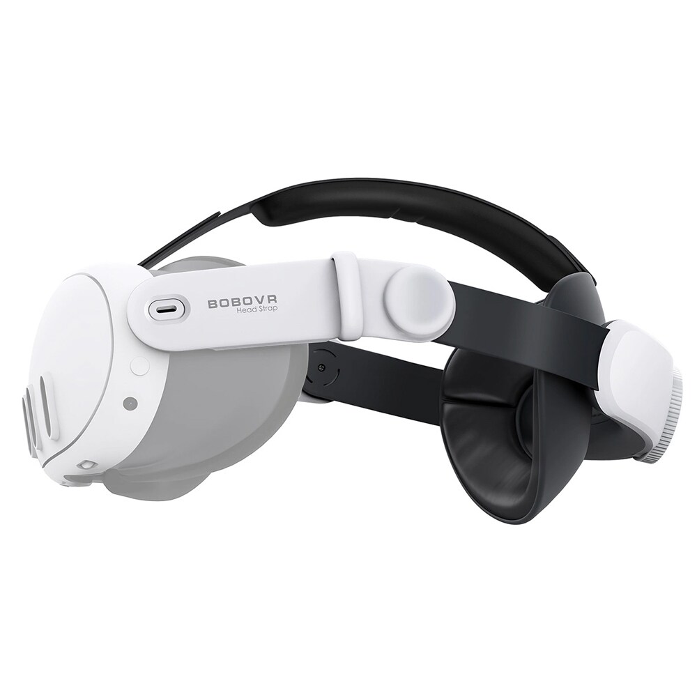 BoboVR M3 Mini avlastningsstropp for Meta Quest 3 VR - hvit/Svart