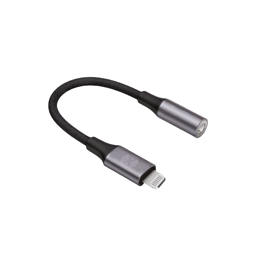 Forever Audio adapter 3,5 mm - Lightning - Svart