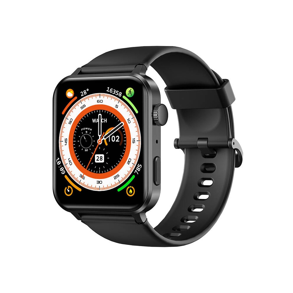 Blackview R30Pro Smartwatch med 1,85-tommers skjerm og Bluetooth - Svart