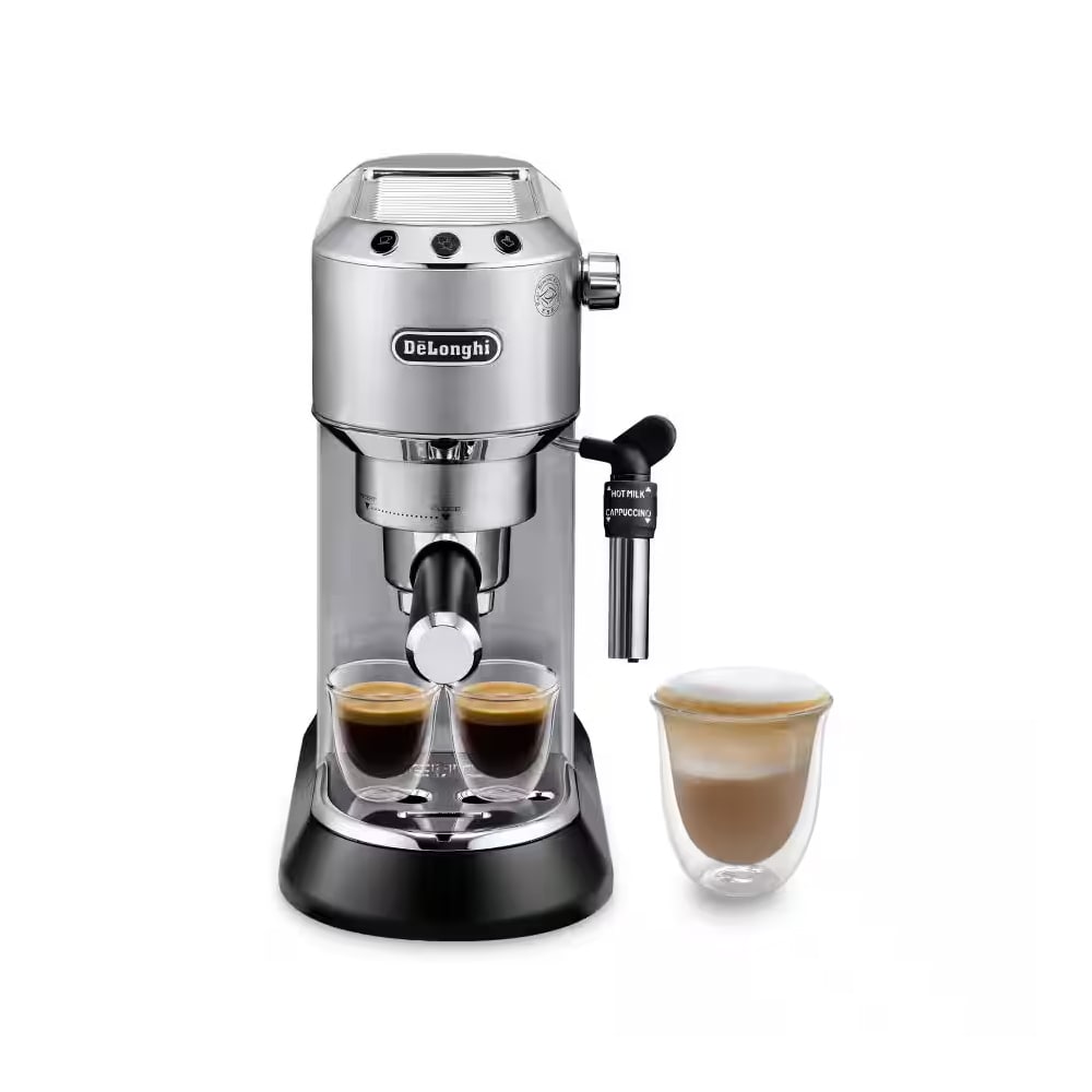 DeLonghi Dedica Style espressomaskin med 15 bar pumpe og Thermoblock-varmesystem