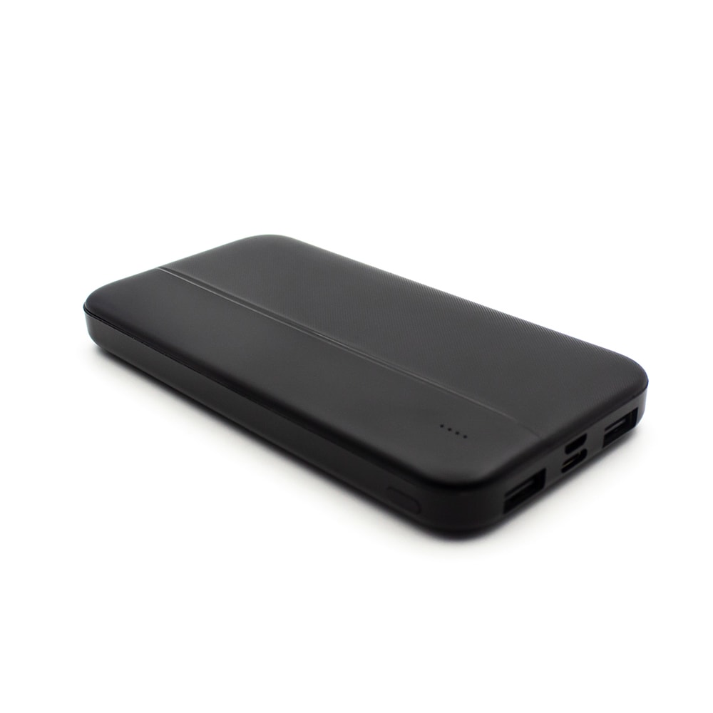 United powerbank 10000mAh med doble USB-porter - Svart