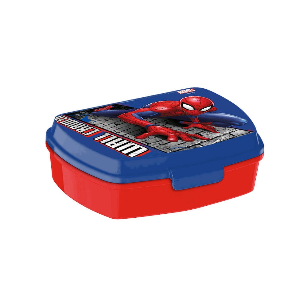 Spiderman matboks i slitesterkt PVC-materiale