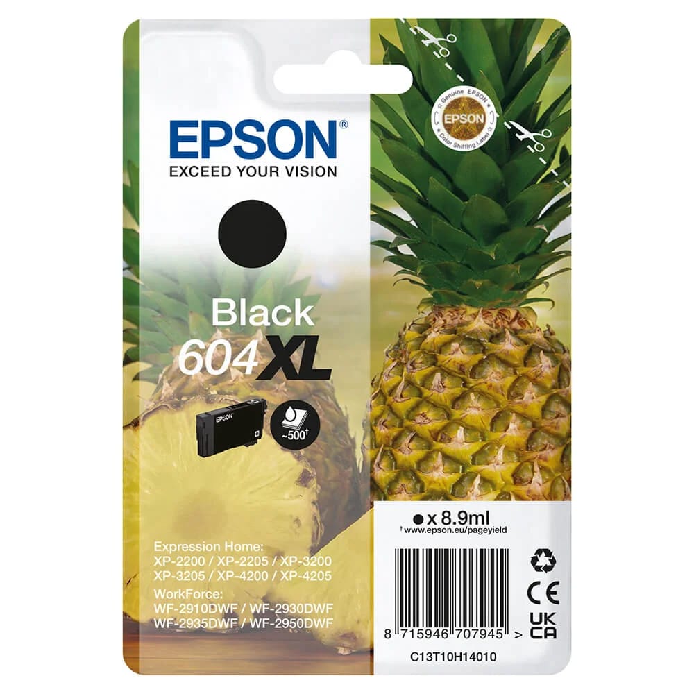 Epson 604XL blekkpatron C13T10H14010 - Svart