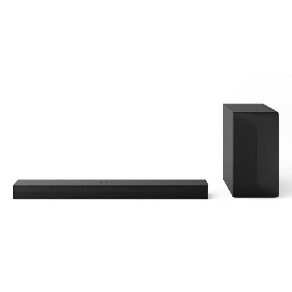 LG Sound Bar S60T - kraftig 3.1-lydsystem med trådløs subwoofer og AI-lydforbedring