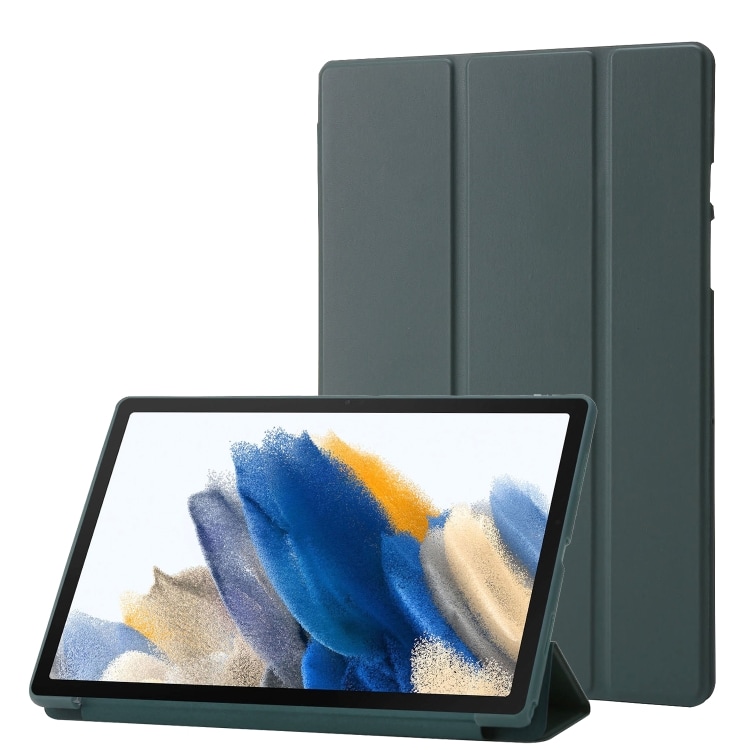 Trifold-etui for Samsung Galaxy Tab A8 10,5" 2021 - Grønn