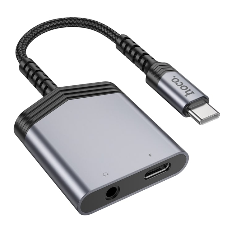 USB-C-adapter 1xUSB-C til 1xUSB-C og 3,5 mm-kontakt