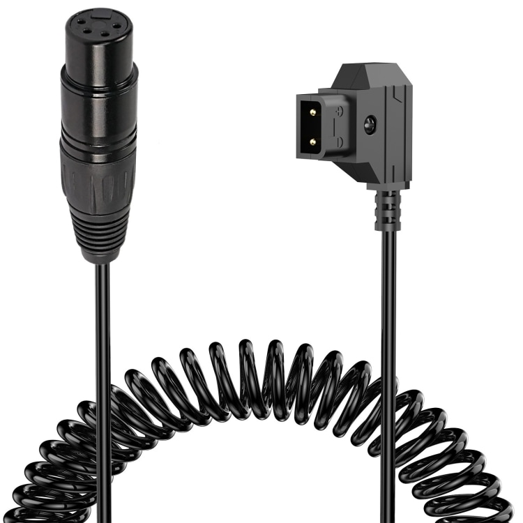 Adapterkabel D-Tap hann til XLR 4-polet 1,5 m