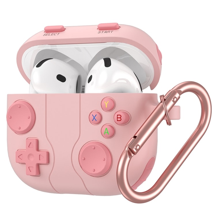 Silikonetui til AirPods 4 - Pink Gaming