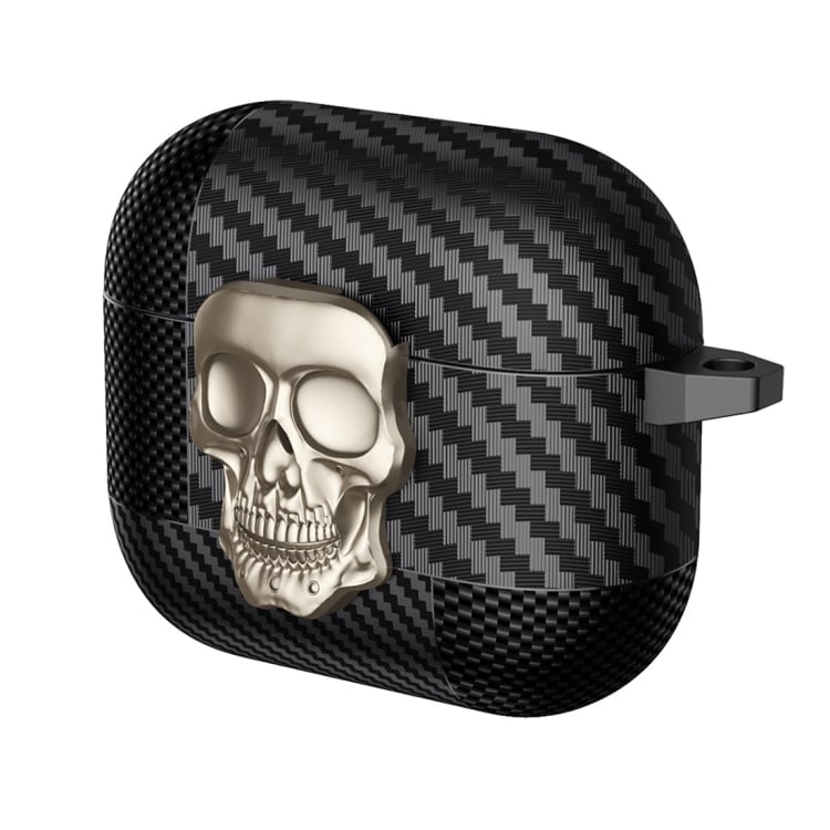 Silikonetui til AirPods 3 - Skull Gold